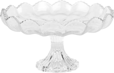 Clayre & Eef Schaal Ø 23x12 cm Transparant Glas