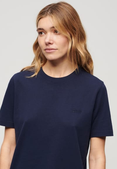 Superdry - Geborduurd Vintage Logo T-shirt van biologisch katoen - Dames - T-shirts