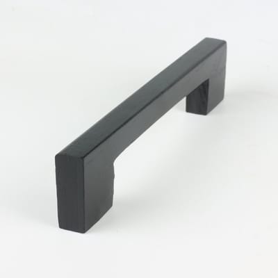 Deurgreep Tymo - 128 mm - zwart - hout - geschikt voor binnen - | Zwarte handgreep | Handgreep keuken | | Kastgreep |