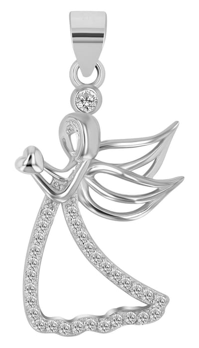 AKZENT Akzent dames hanger "Lino" aus 925 Sterlingzilver, gerhodineerd, duurzaam