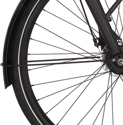 Cortina Spatbordstang voor 28 Common jet black matt