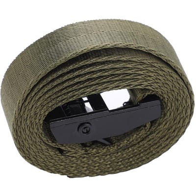 2 Stuks Spanbanden Groen 25mm Heavy Duty Goederen Vastzetbanden met Zinklegering Gespen 1m/3.3ft gray