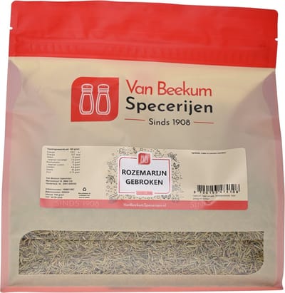 Van Beekum Specerijen - Rozemarijn Gebroken - 700 Gram (hersluitbare stazak)