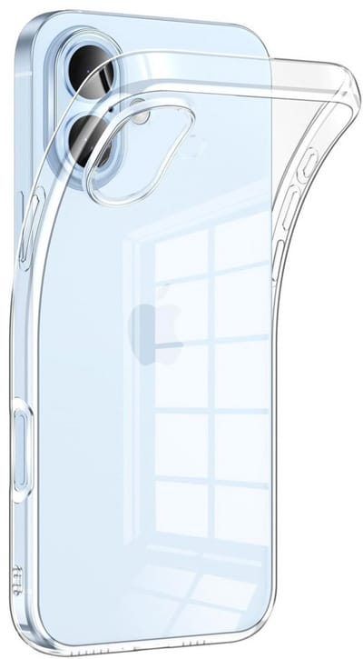 Hoesje geschikt voor iPhone 17 backcover Shockproof siliconen Transparant