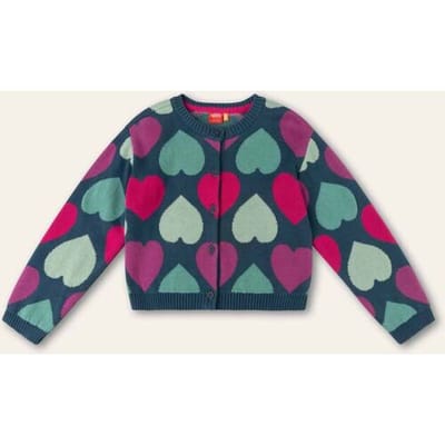 Oilily Vie Vest- maat110/5yr Deep Teal