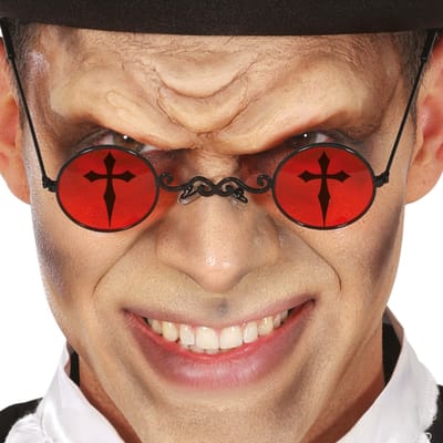 Fiestas Guirca - Feestbril - Gothic - Halloween - Halloween accessoires - Halloween outfit - Halloween brillen - Halloween Kostuum