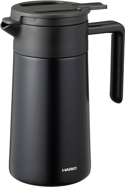 HARIO - Dubbelwandige Thermal Pot met Keramische Coating - 600mL - Zwart