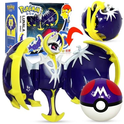 bal Pokemon misvormde figuur Pikachu Charizard Venusaur Blastoise Gyarados Solgaleo Lunala Actiefiguur pokébal poke kind Speelgoed