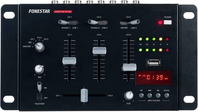 Stereo Voorversterker met 3 Kanalen en Cue Functie
