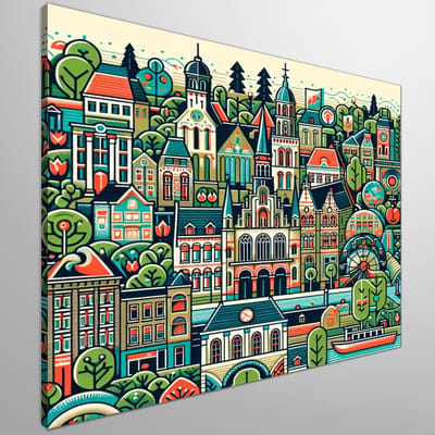 Kunstprint | Wanddecoratie | Canvas | 30 × 30 cm