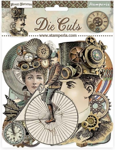 Stamperia - Voyages Fantastiques Die Cuts Assorted (37pcs) (DFLDC91)