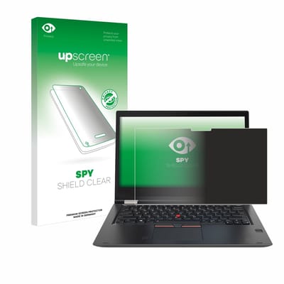 upscreen - privacy screenprotector voor Lenovo ThinkPad Yoga X380 - Folie Beschermfolie Blauwlichtfilter