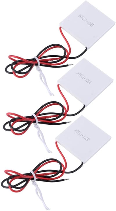 Koelmodule Set - Peltier Element - Lokale Koeling - Compact Lichtgewicht - 40 x 40 mm - Wit