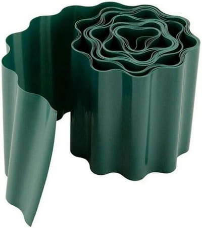 Gazonranden Hek - Tuin Grasrand - Tuinieren Ondersteunen - Eenvoudige Installatie - 15cm x 9m - Zwart