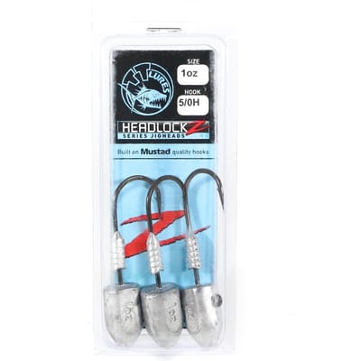 Tackle Tactics TT Headlockz HD Jig Head 1 oz 5/0 H 3/pak (3252) white