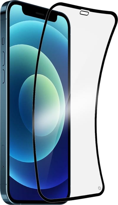 Force Case, Screenprotector geschikt voor iPhone 12 Mini - Organic Glass, Transparant