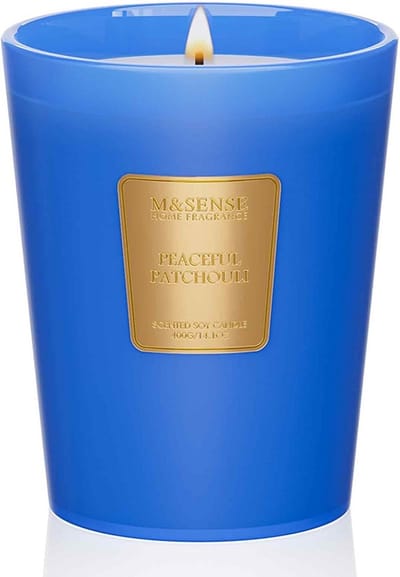 Quiet Patchouli Scented Candle - Natuurlijke Geurkaars met Etherische Oliën voor Ontspanning