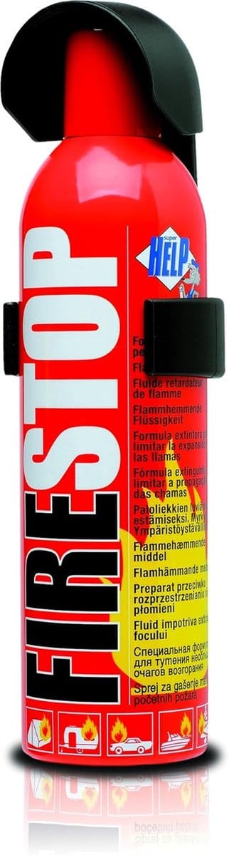 Kleine Brandblusser - Blusbus Brandblusser - Kleine Branden Blussen - Niet-toxisch Milieuvriendelijk - 400ML - Rood