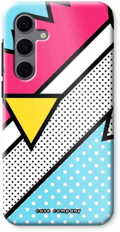 Case Company® - Hoesje geschikt voor Samsung Galaxy S24 FE hoesje - Pop Art #3 - Tough Case - Maximale Bescherming alle Kanten en Schermrand