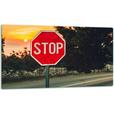 TMK ArtDeko Serie - Glas Snijplank - 52x30cm - Inductiekookplaten - Kleur Vol Wonders
