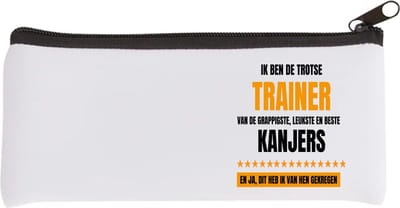 Akyol - trotse trainer Etui - Trainer - een trainer - sport - verjaardagscadeau - cadeau voor trainer - 20 bij 9 cm