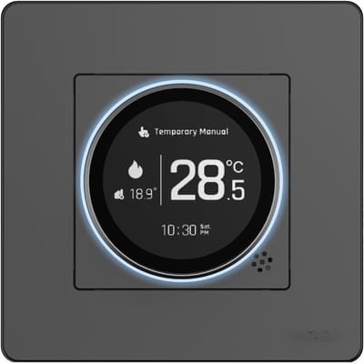 Slimme thermostaat - Verwarming regelaar - Comfort thuis - Instelbare helderheid - 10 x 10 x 7 cm - Wit