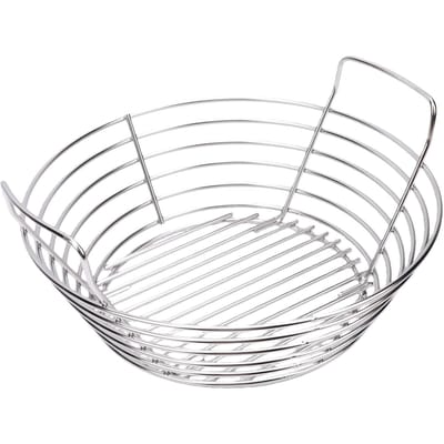 Panier à charbon résistant à la chaleur en acier inoxydable 304 Panier à cendres en morceaux pour barbecue extérieur Camping white