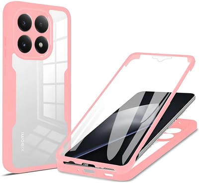 Hoesje geschikt voor Xiaomi 15T - Techsuit ColorVerse 360 Case met Screenprotector - Roze