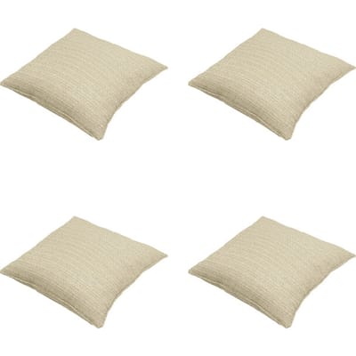 Madison - Sierkussen Richmond - Beige - 50x50x10cm - Set van 4