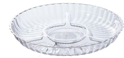 Cinar - Tapasschaal Ø 33 cm - Snackplaat - Serveerschaal - Serveerbord - Verdeelbord - Gourmetschaal - Verdeelschaal