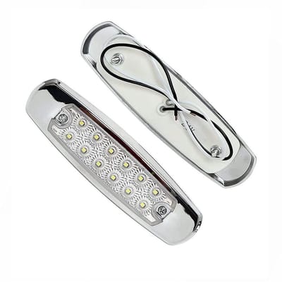 Dailygoods- Zijmarkeringslichten - 12V LED - Universele Richtingaanwijzers - Vrachtwagens/Auto's - IP67 Stofdicht - Schokbestendig - Geel - Markeringslichten
