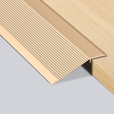 Hoogtecompensatie overgangsprofiel 0,9 m x 10 cm, zelfklevend aluminium voor drempels en tegellaminaat, ideaal voor hellingen en naadloze overgangen