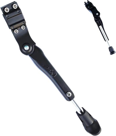Fietssteun Volwassenen - Fietspoot - Fiets Stabiel Parkeren - Tool-free Verstelbaar - 24-27.5 Inch - Zwart
