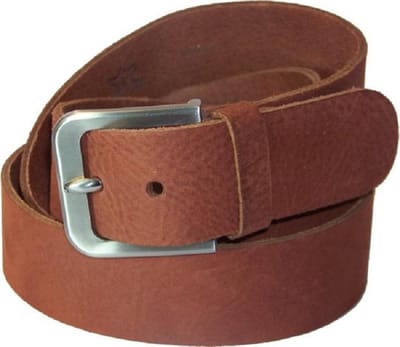 100% Leren Riem, 4 cm. Breed, taillemaat 110 cm. Cognac