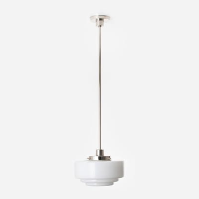 Hanglamp Getrapt Ø 35 20's Nikkel - Art Deco Trade