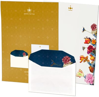 Briefpapier met enveloppen: Tulpenvaas, Paleis Het Loo