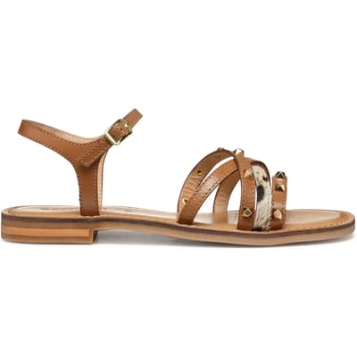 Geox Maddalusiac D Sandalen Bruin EU 36 Vrouw