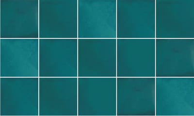 Plaktegels - Zelfklevende Tegels - 15x15 cm - Ulticool - Decoratie Sticker Tegels - Zeegroen Groen - 15 stuks - Toilet WC Gang Muurstickers - Plakfolie Tegelstickers - Sticktiles - Badkamer - Keuken