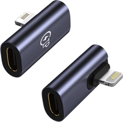 Femur Lightning naar USB C adapter - USB C Adapter - USB C Hub - I.p.v. USB C kabel - USB Stick - USB Adapter - Lightning Adapter