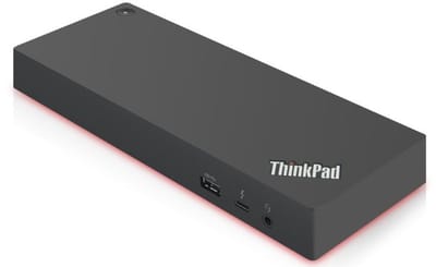 Lenovo 40AN0135IT laptop dock & poortreplicator Bedraad Thunderbolt 2 Zwart, Rood