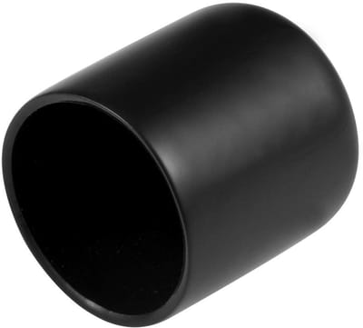 Dailygoods- Eindkap 20 Stuks - Rubber 27 mm ID - Flexibele Schroefdoppen - Draadbeschermers - Zwarte Vinyl Afdekkingen - Zacht en Stevig Materiaal - Draadkap