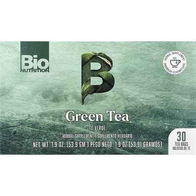 Bio Nutrition, Groene Thee, 30 Theezakjes, 53,9g (1.9oz)