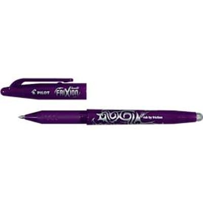 Pilot FriXion Ballpen 0.7mm Uitgumbare pen – Doos van 12 - Violet
