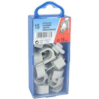 Reddy Clips 16mm Grijs 15st.