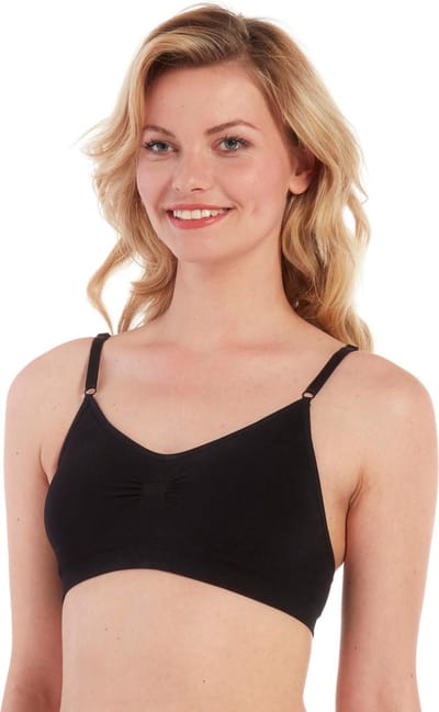 Magic Bodyfashion BH zonder beugels comfort bra spaghetti  - M  - Zwart