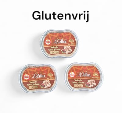 Abdurrahman Tatlici Cacao Tahini Halva 3x350g – Glutenvrij & Zonder Toevoegingen | 100% Natuurlijk - Kakaolu Tahin Helva – Glutensiz & Katkısız - Cocoa Tahini Halva – Gluten-Free & Additive-Free Energy Booster & Healthy Sweet Snack
