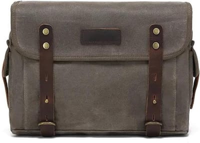 Afneembare Motortas - Waterdichte Bagagetas - Motor Rijuitrusting - Sterk Slijtvast Canvas - One Size - Leger Groen