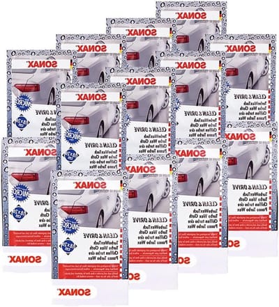 Waxdoek Auto - Lak Verzorging - Snelle Glans - Direct Resultaat - 8 Stuks - Niet Van Toepassing