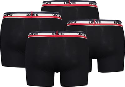 BOXERS 4-pack Levi's Sportswear Logo herenboxershorts, ondergoed gemaakt van biologisch katoen