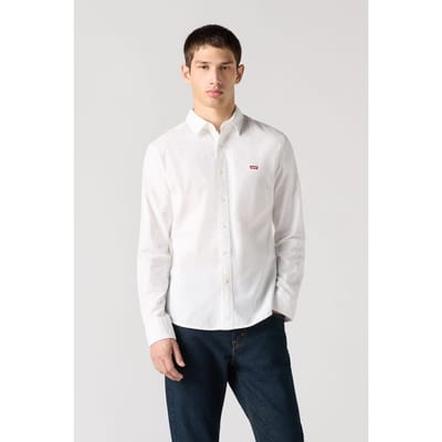 Levi's Battery Housemark Slim Fit Shirt Size: M | Formal Shirts Outlet | Heren | Wit